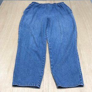 women blue jegging size 22w blue